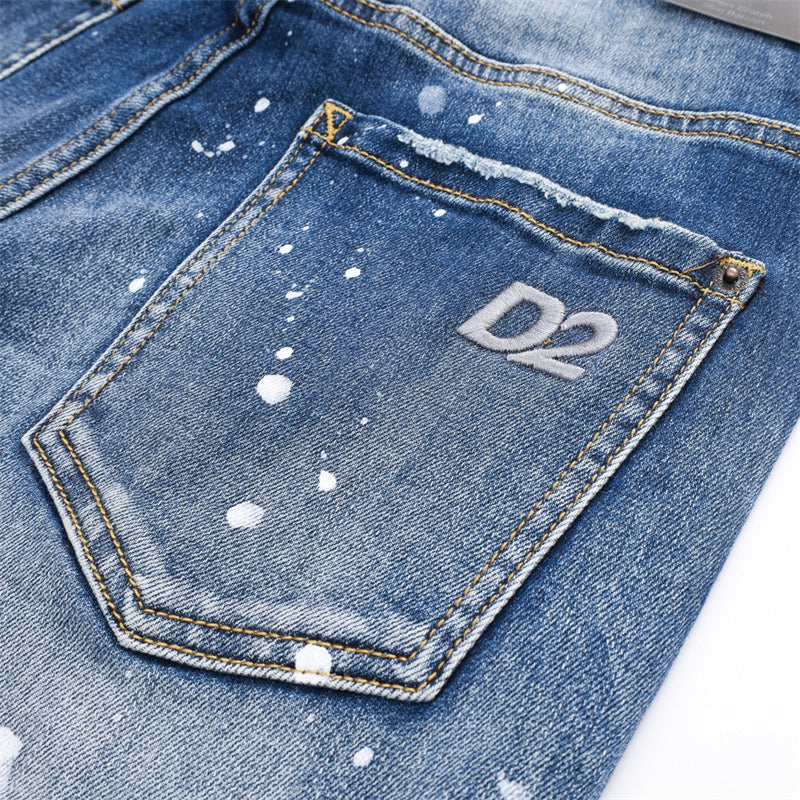 dsquared2 New Letter embroidery Jeans