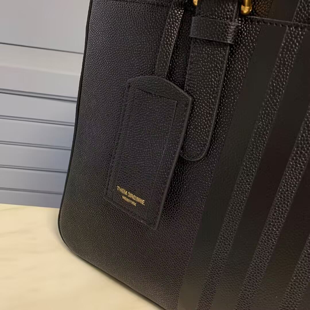 Thom Browne Top-grade cowhide briefcase