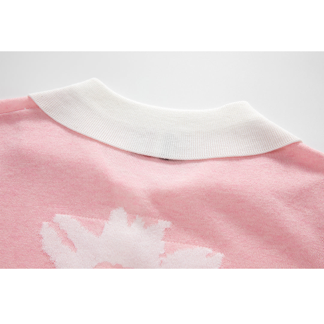 MR.TOM Women Flowers POLO shirt