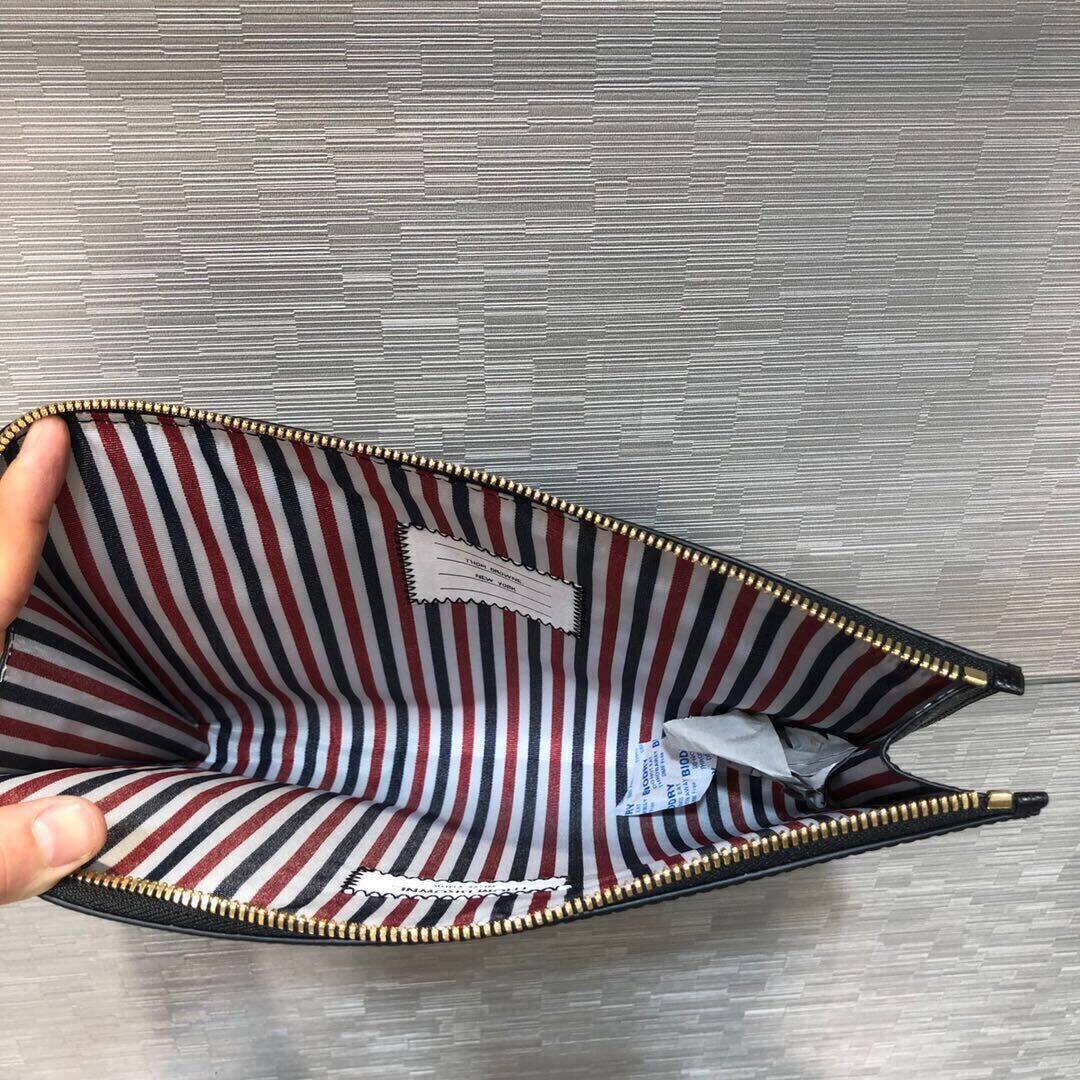 Thom Browne Premium leather clutch
