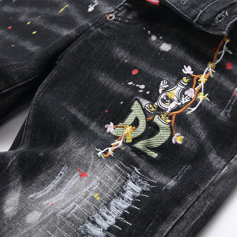 dsquared2 2026ss Letter Hole Jeans