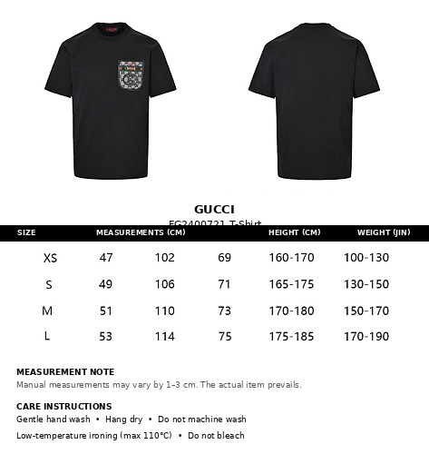 Gucci GG Supreme Crest Pocket T-Shirt