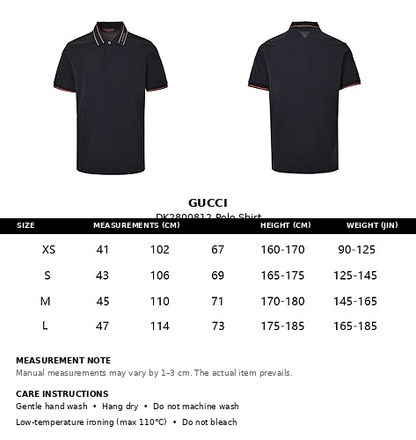 Gucci Web Stripe Tipped Polo Shirt
