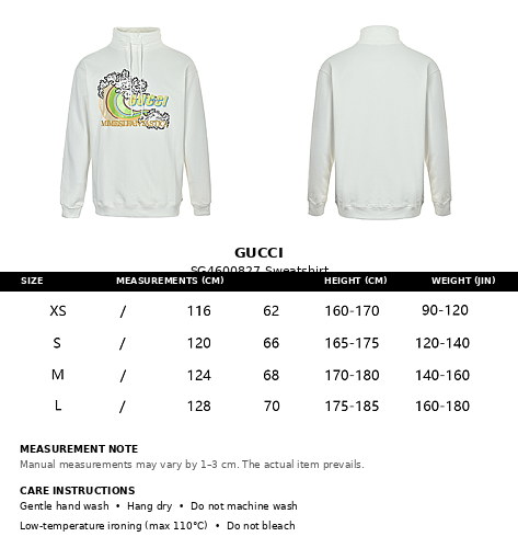 Gucci P185 Oversized Hoodie | Black & White