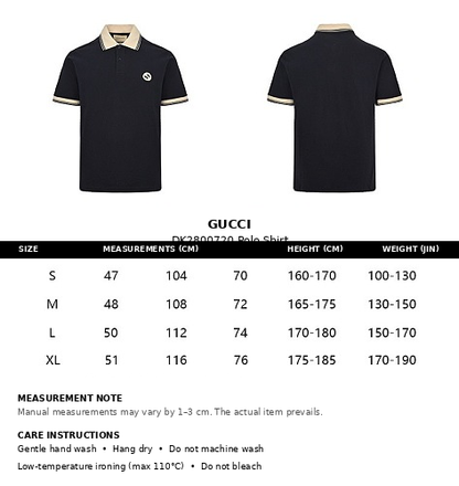 Gucci Interlocking GG Logo Polo Shirt – Navy
