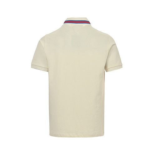 Gucci GG Patch Web Stripe Polo Shirt