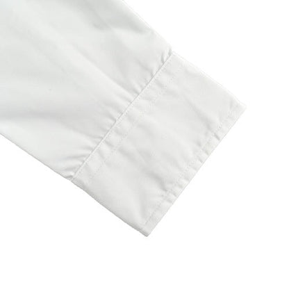 Gucci Anchor Embroidered Striped Cotton Long-Sleeve Shirt – White