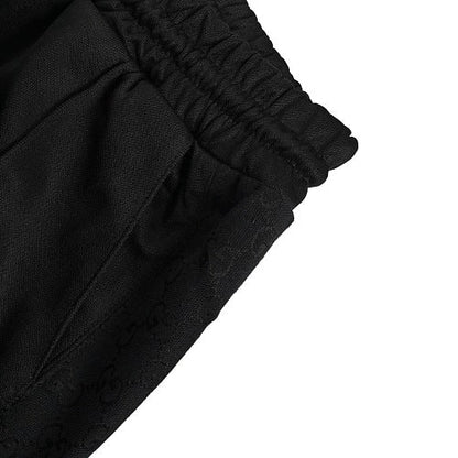 Gucci GG Monogram Jogger Pants with Web Stripe