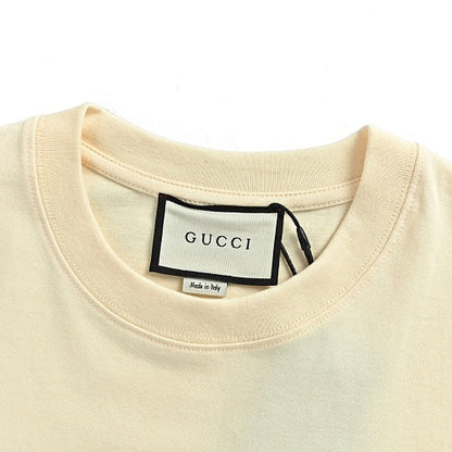 Gucci x Stitch 'Smart Boy' Graphic T-Shirt — Cream