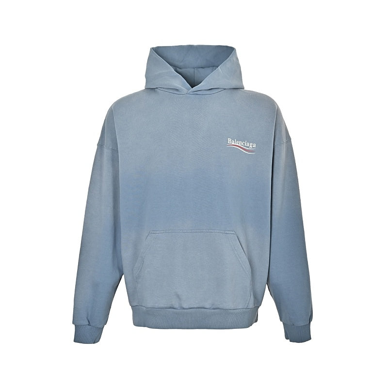 Balenciaga Print Unisex Cotton Hoodie