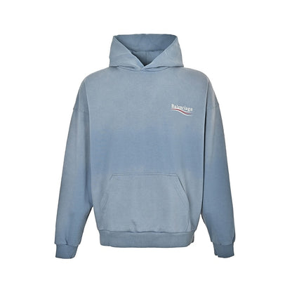 Balenciaga Print Unisex Cotton Hoodie