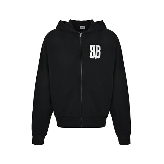 Balenciaga Print Couples Cotton Hoodie