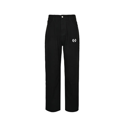 Balenciaga Glass-Fibre Trim Cotton Pants