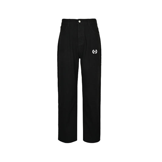 Balenciaga Glass-Fibre Trim Cotton Pants