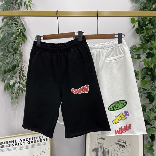 Off-White  Colorful logo badge shorts#25