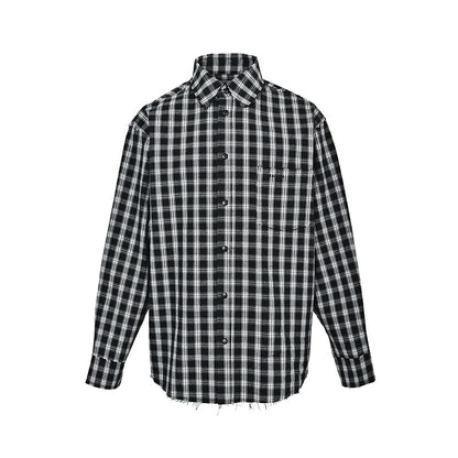 Balenciaga Cotton Shirt with Glass Fiber Trim
