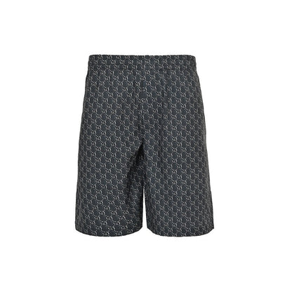Gucci GG Monogram Allover Print Shorts in Dark Charcoal
