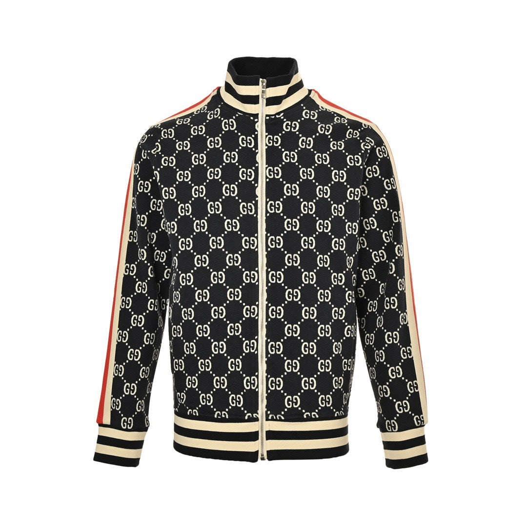 GG Monogram Track Jacket – Black