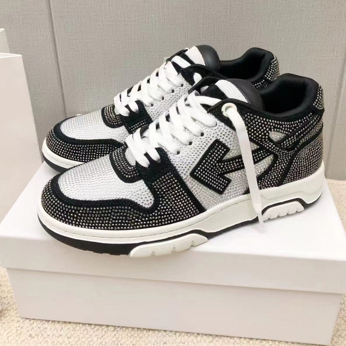Off-White Full diamond Sports shoes#11