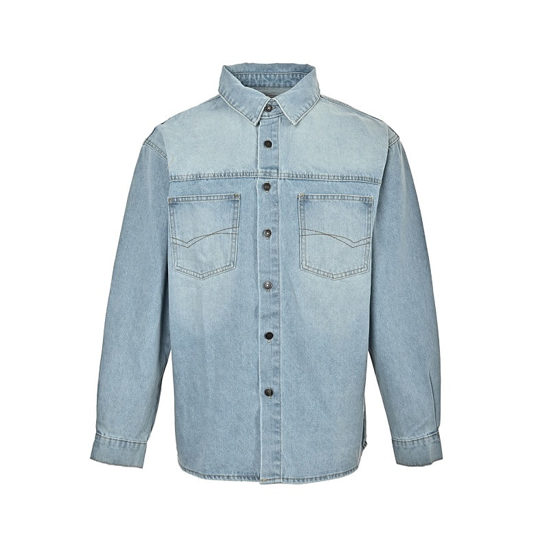 Balenciaga Cotton Shirt - Glass Fibre Trim Button-Up
