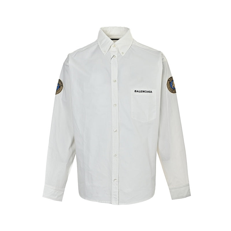 Balenciaga Embellished Cotton Shirt