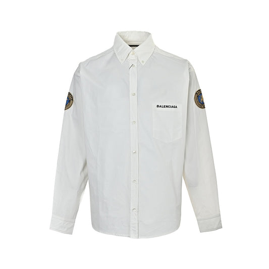 Balenciaga Embellished Cotton Shirt