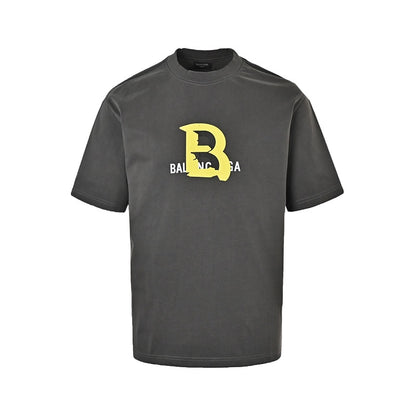 Balenciaga T-Shirt – Relaxed Fit 100% Cotton Crewneck Tee
