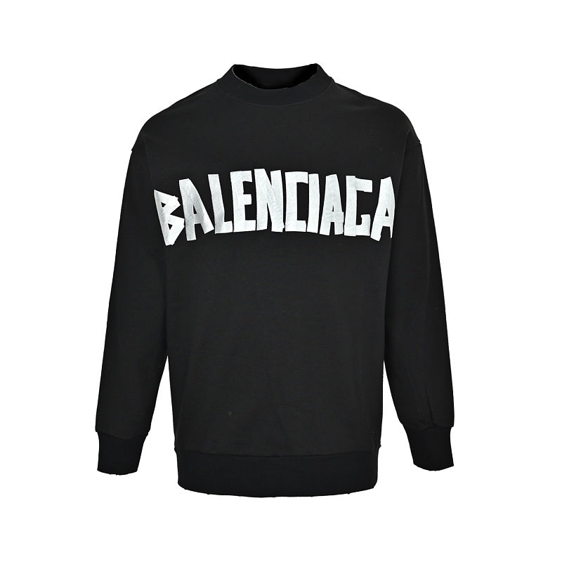 Balenciaga Logo Print Unisex Cotton Hoodie