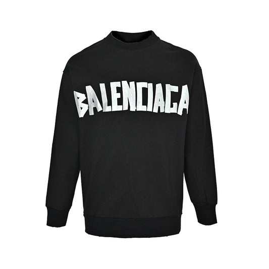 Balenciaga Logo Print Unisex Cotton Hoodie