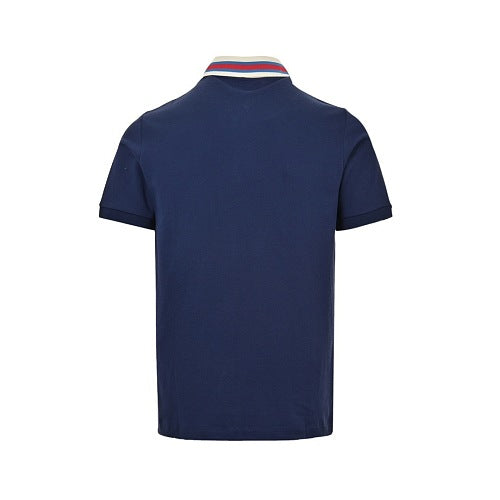 Gucci GG Patch Web Stripe Polo Shirt