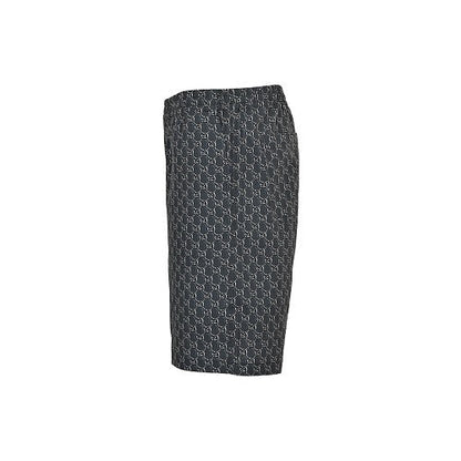 Gucci GG Monogram Allover Print Shorts in Dark Charcoal