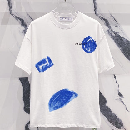 OFF-White  Arrow Logo Cotton T-shirt#32