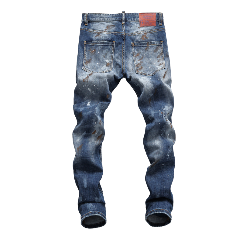 dsquared2 New Man Ink splash Jeans