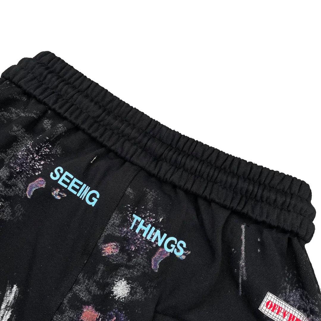 Off-White  Starry sky inkjet shorts#9