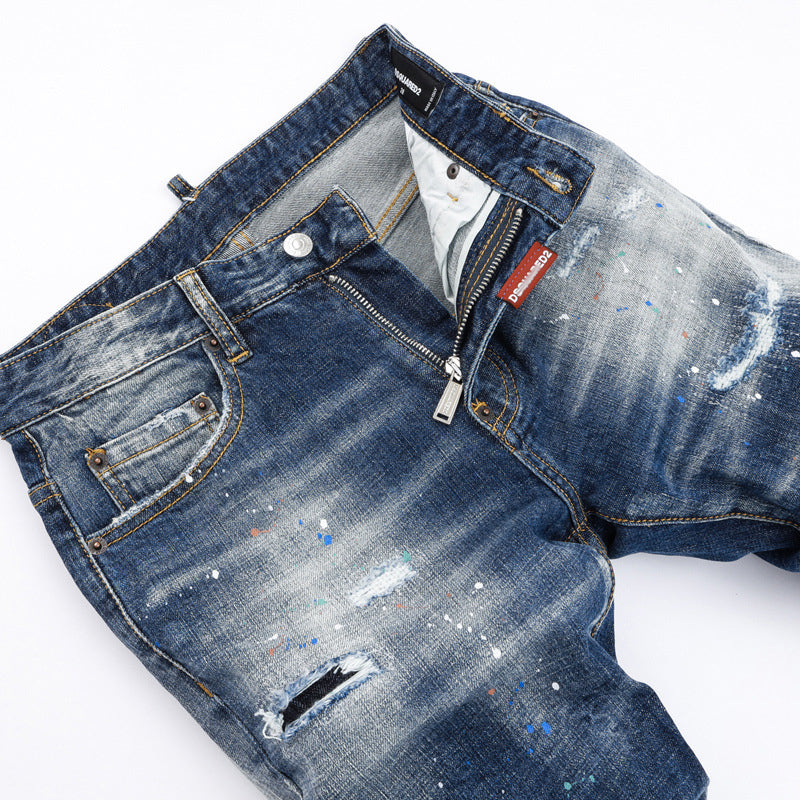dsquared2 New Ink Splash Jeans