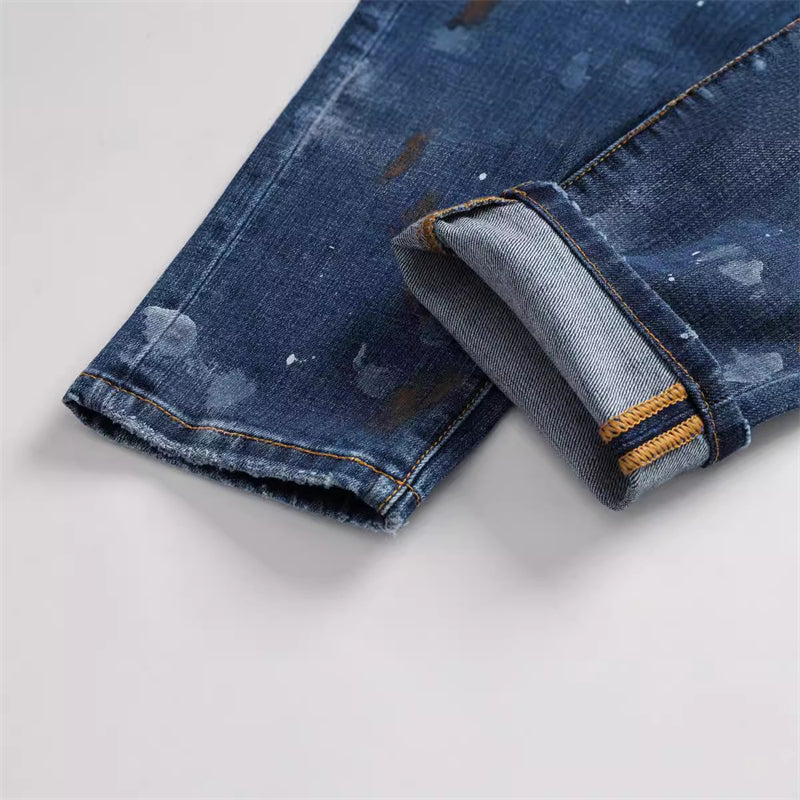 dsquared2 New Man Ink splash Jeans