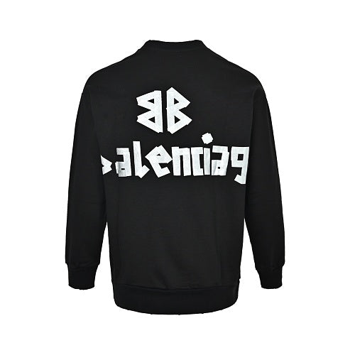 Balenciaga Logo Print Unisex Cotton Hoodie