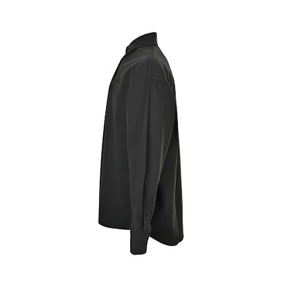 Balenciaga Oversized Logo Cotton Shirt