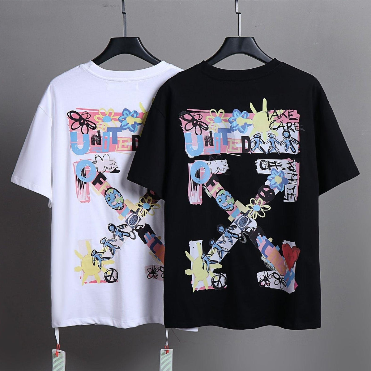 OFF-White  Arrow logo print T-shirt#85