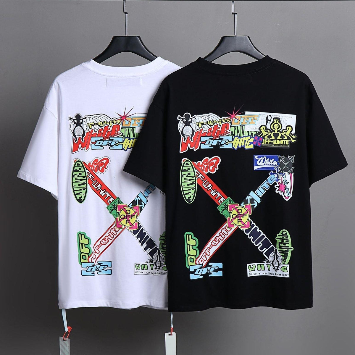 OFF-White  Arrow Logo Cotton T-shirt