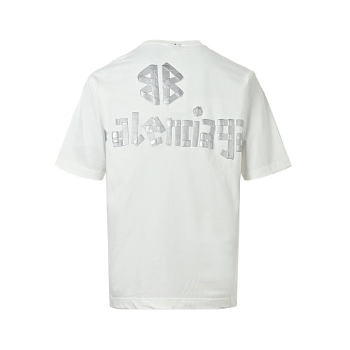 Balenciaga 100% Cotton Crewneck T-Shirt - Style 04