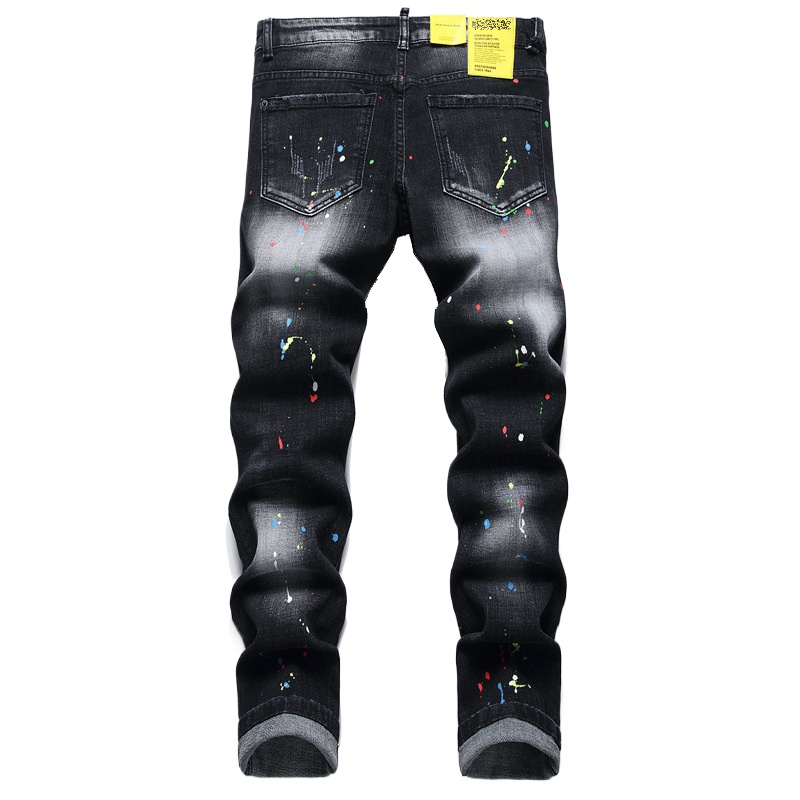 dsquared2 Hole 2024ss Black Jeans