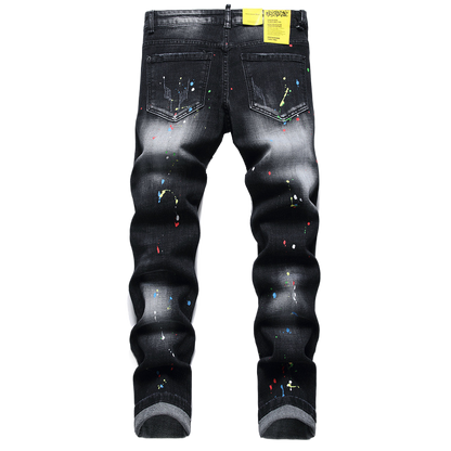 dsquared2 Hole 2024ss Black Jeans