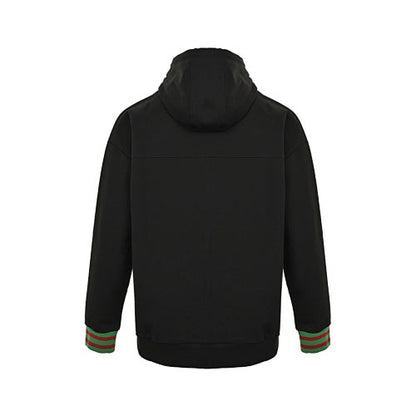 Gucci P185 Oversized Hoodie – Black & White Heavyweight