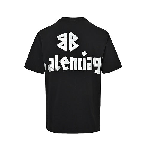 Balenciaga Cotton T-Shirt with Glass-Fibre Trim