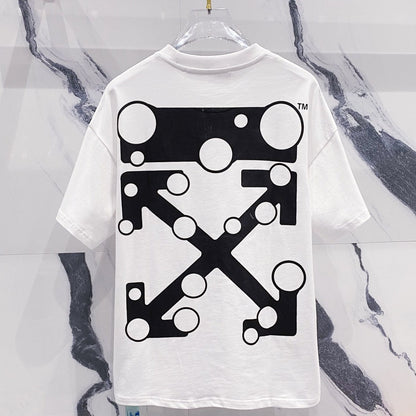 OFF-White  Arrow Logo Cotton T-shirt#23