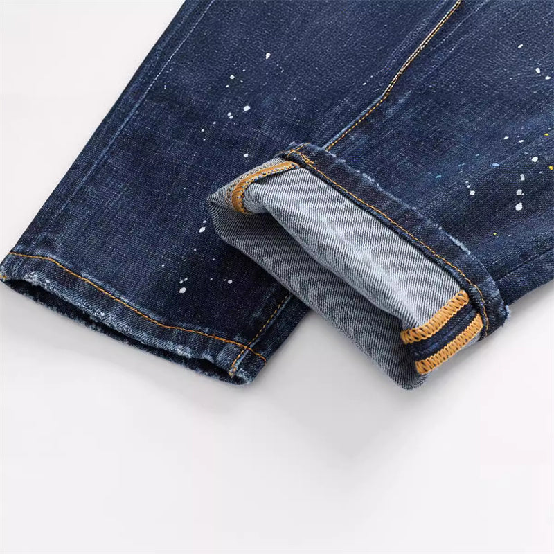 dsquared2 New Man Ink Splash Jeans
