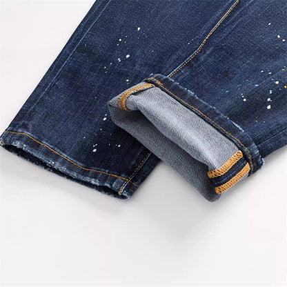 dsquared2 New Man Ink Splash Jeans