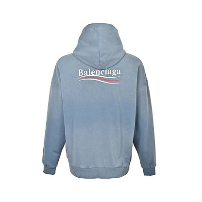 Balenciaga Print Unisex Cotton Hoodie