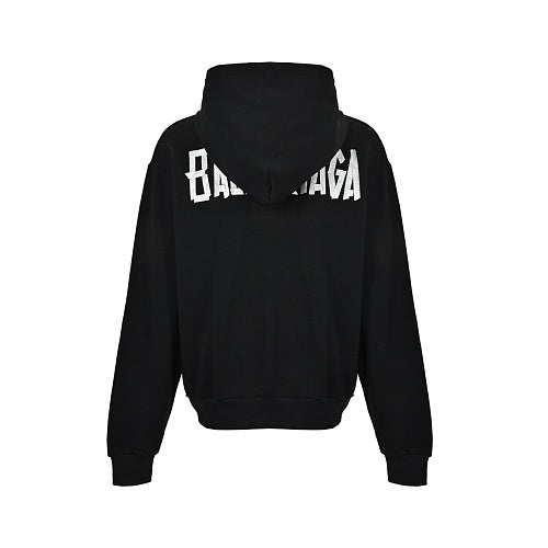 Balenciaga Print Couples Cotton Hoodie